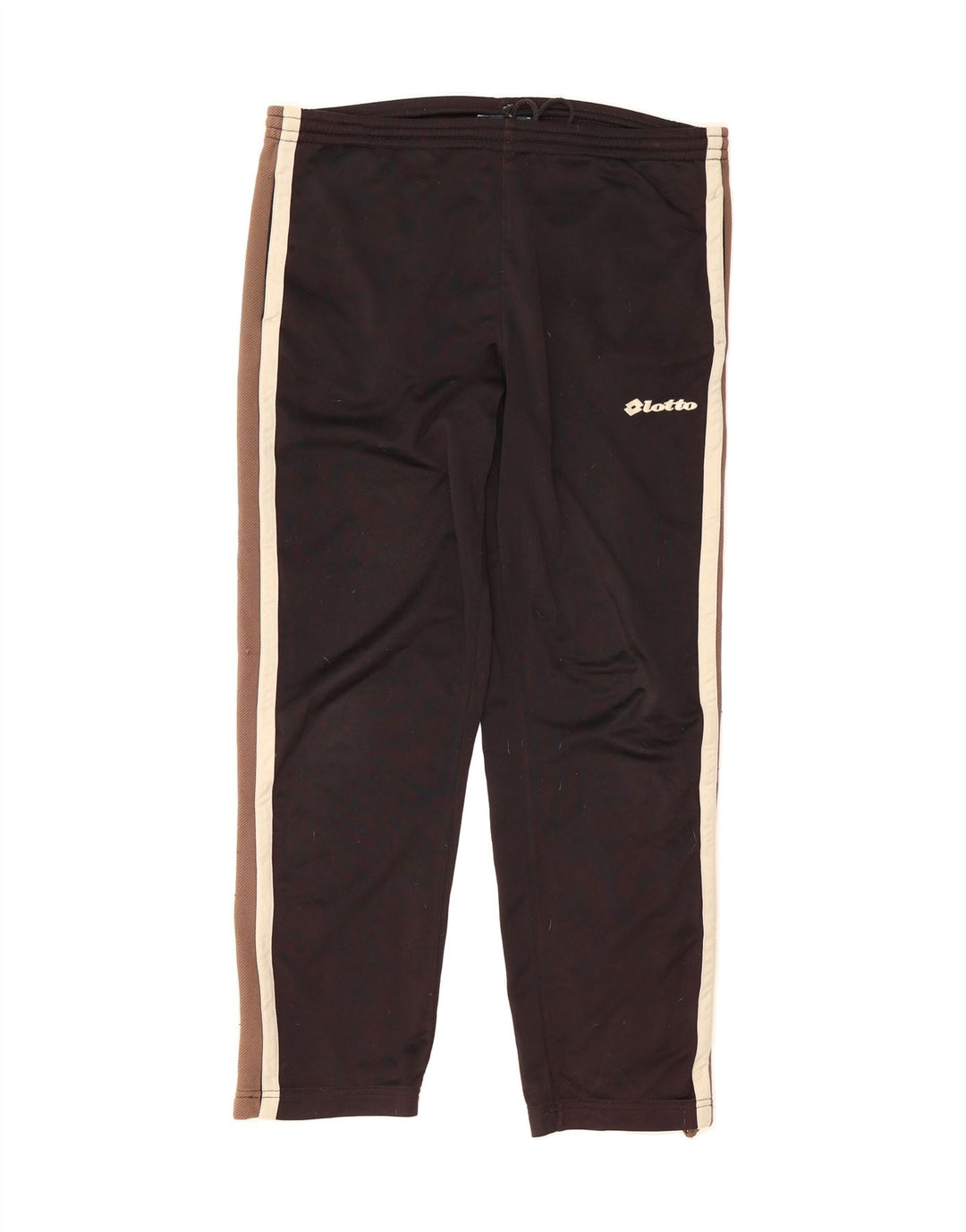 LOTTO Mens Tracksuit Trousers XL  Black Colourblock Polyester Vintage Lotto and Second-Hand Lotto from Messina Hembry 