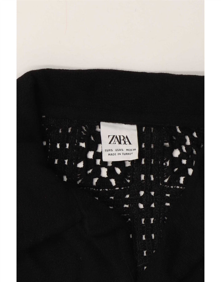 Cămașă cu mânecă scurtă pentru bărbați Zara Mic Negru Geometric