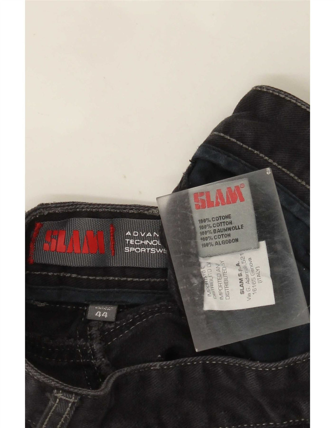 Blugi drepti pentru femei Slam IT 44 Medium W30 L33 Bumbac gri
