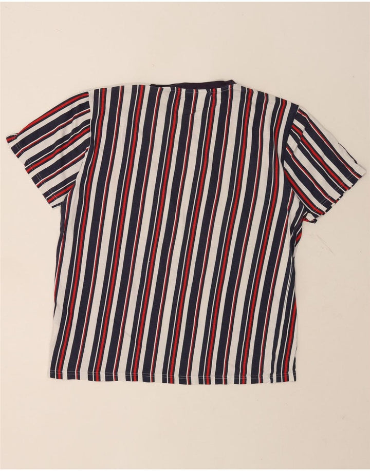 Tricou Bărbați FILA Top Mediu Multicolor, Bumbac cu dungi