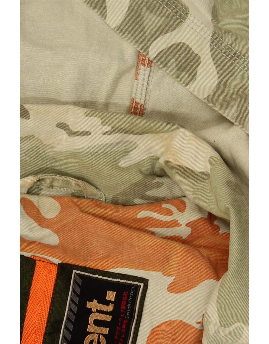 Jachetă militară supradimensionată pentru femei Superdry cu mâneci 3/4 UK 14 Medium Khaki