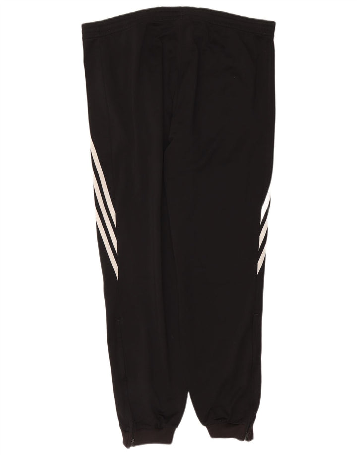Pantaloni de trening pentru bărbați Adidas Pantaloni de jogging, mari, negru, poliester