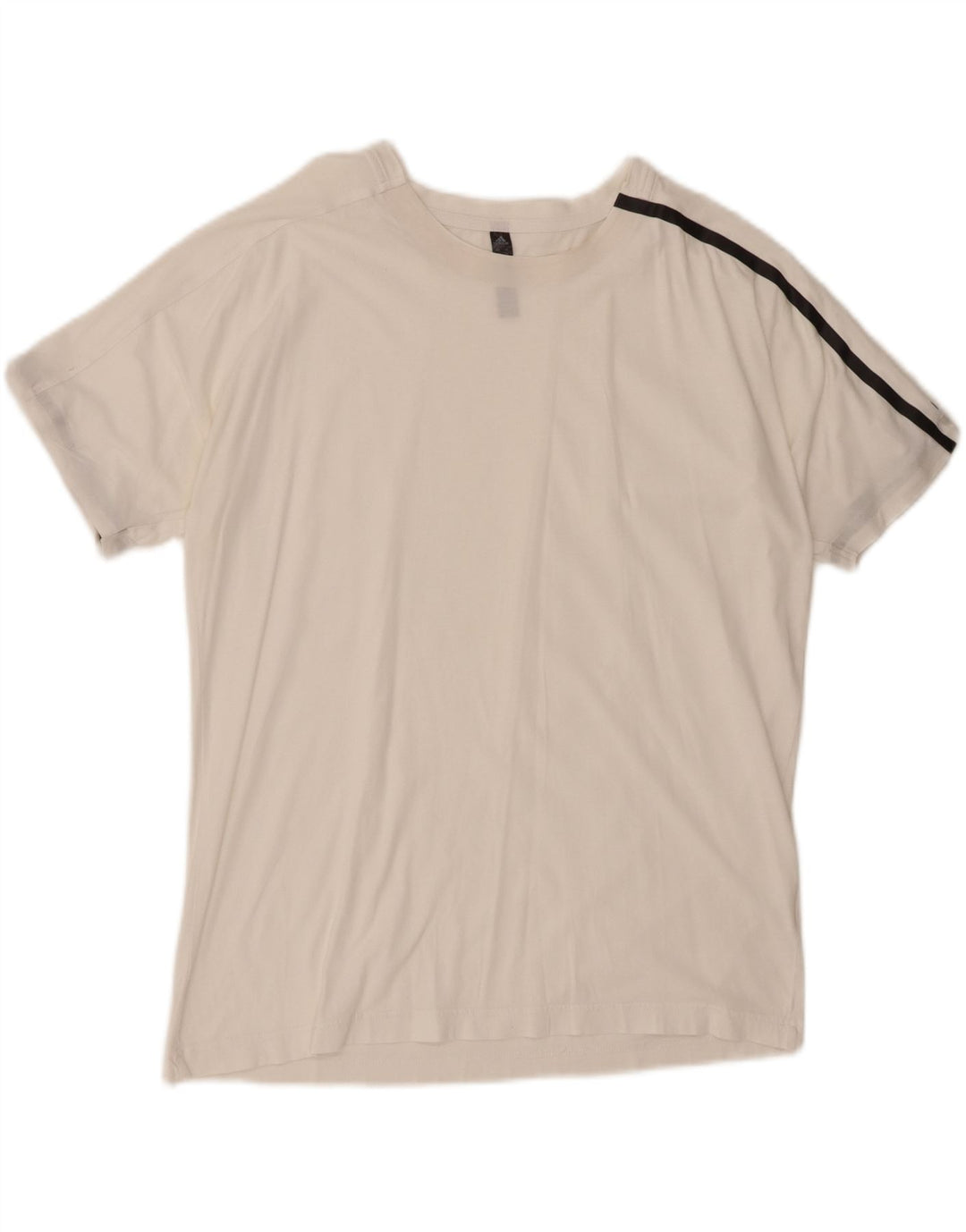 ADIDAS Mens T-Shirt Top Medium White Vintage Adidas and Second-Hand Adidas from Messina Hembry 