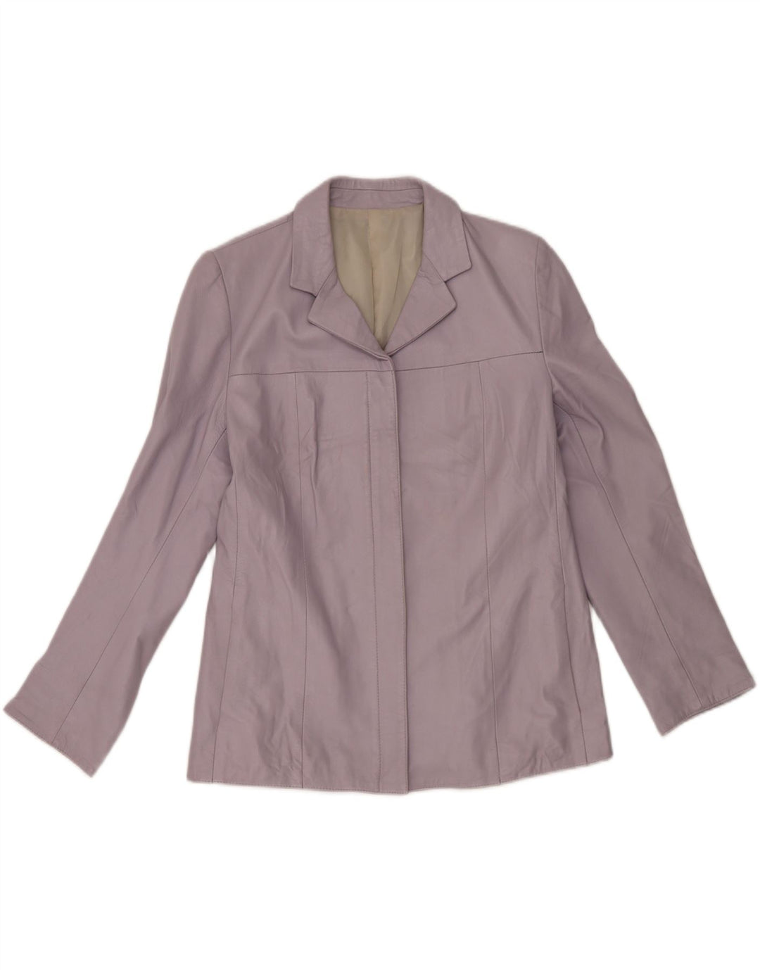 Alta Moda Jachetă din piele cu fermoar complet pentru femei IT 50 XL din piele mov