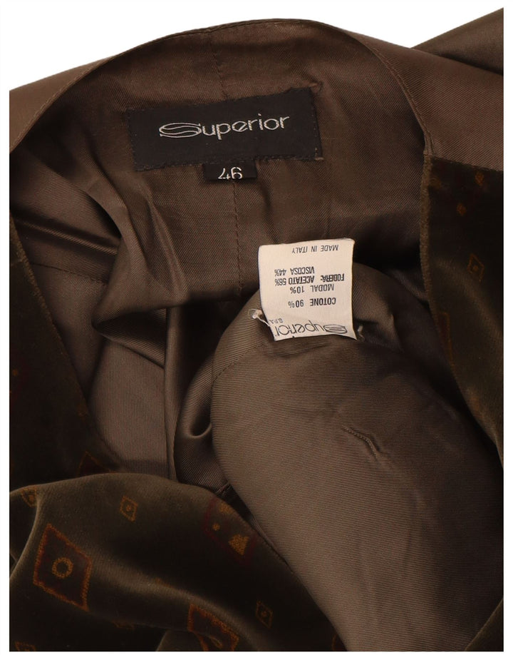 Vestă Superior pentru Damă IT 46 Mare Maro Geometric Bumbac
