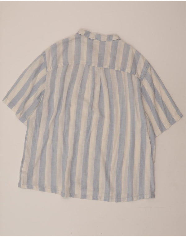 Cămașă pulover cu mânecă scurtă LEE pentru bărbați, 2XL, cu dungi albastre