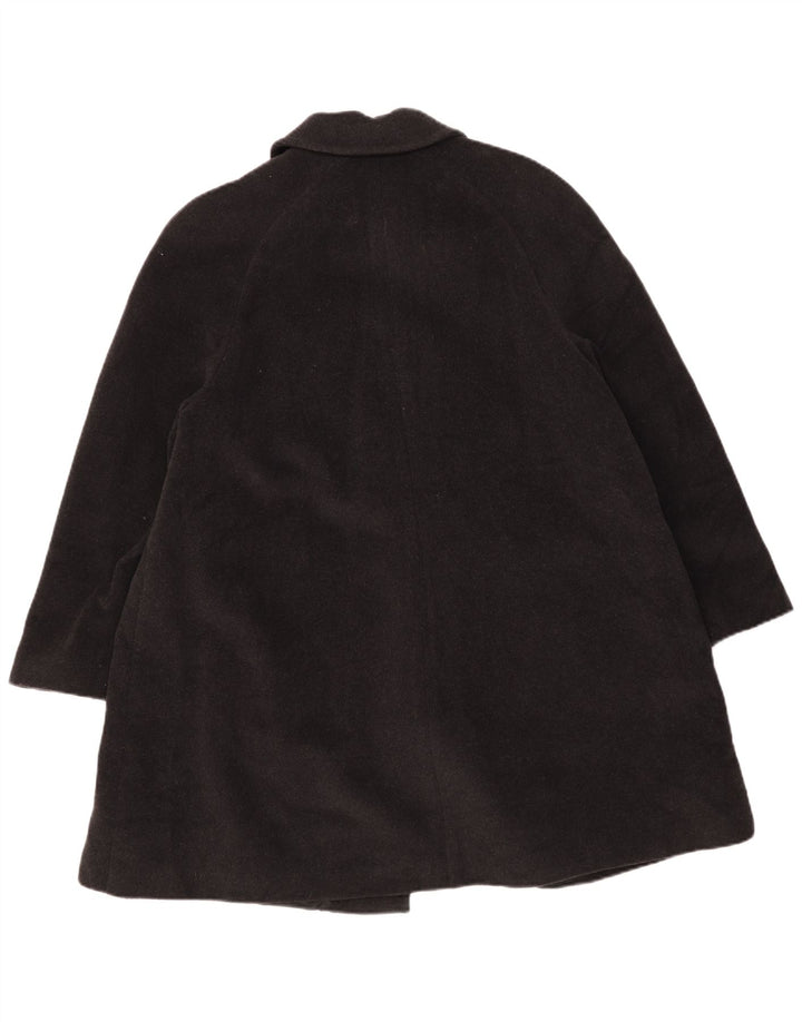Pardesiu Vintage Femei IT 44 Medium Negru Lână