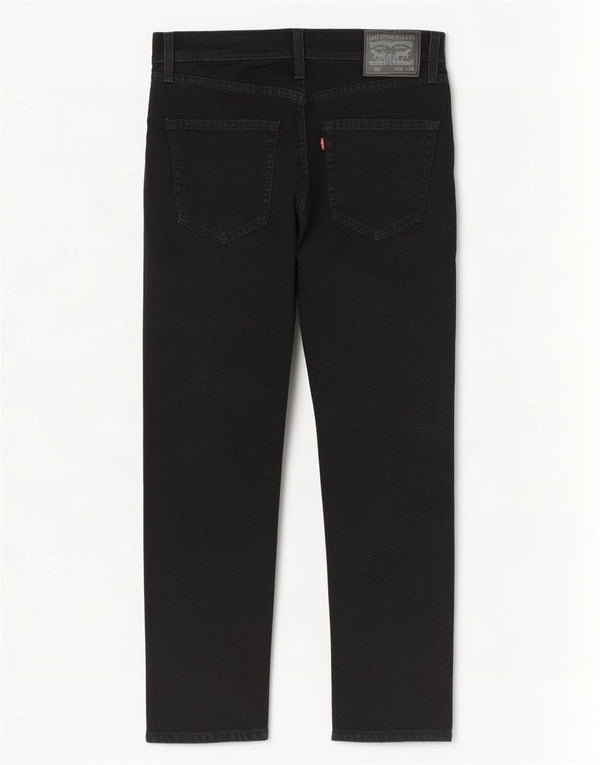 Levi's Mens 502 Tapered Jeans W34 L30 Black Cotton