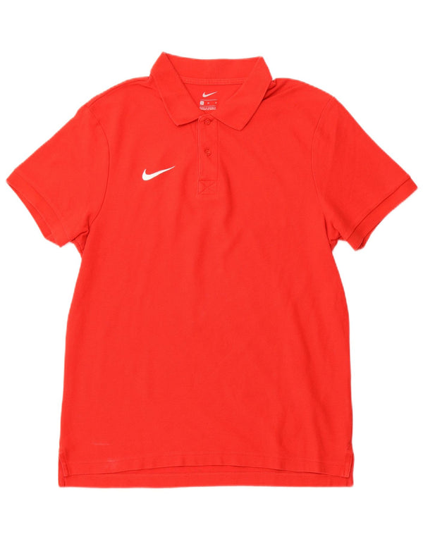 Tricou polo NIKE pentru bărbați, bumbac roșu mediu