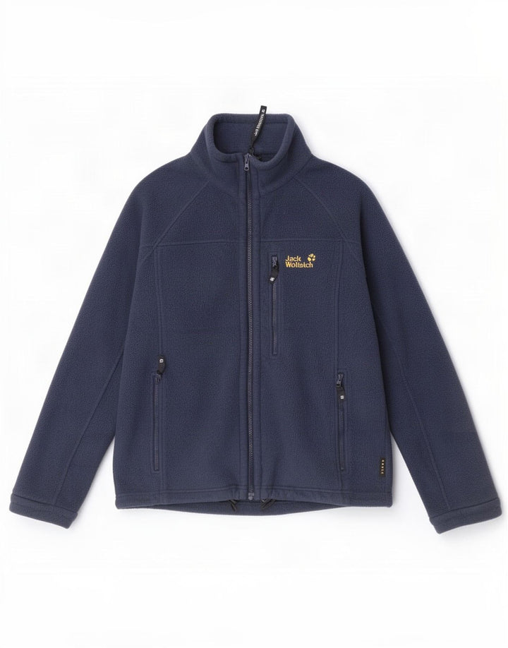 Jack Wolfskin Jachetă din lână pentru bărbați Marea Britanie 36/38, poliester mediu albastru bleumarin