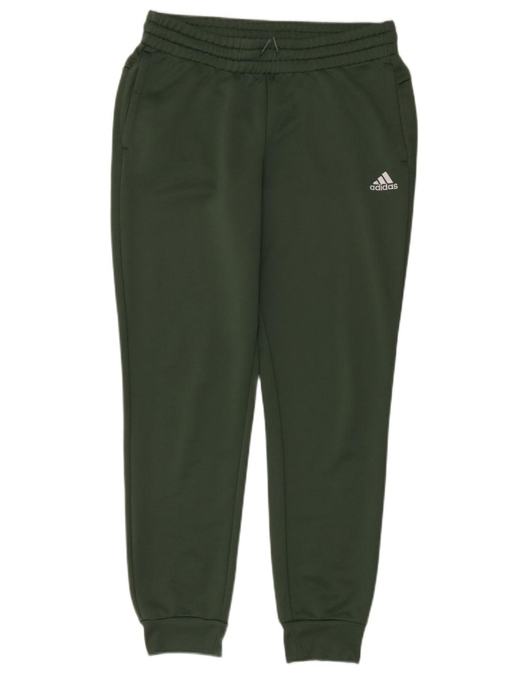 Pantaloni de trening pentru bărbați Adidas Pantaloni de jogging Marea Britanie 12/14 Poliester verde mediu