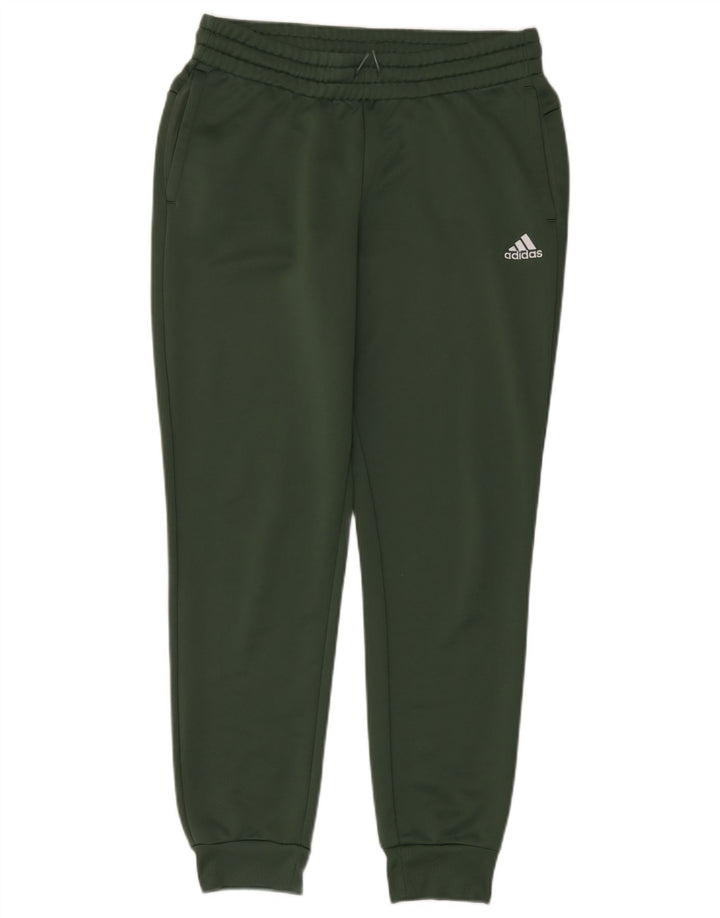 Pantaloni de trening pentru bărbați Adidas Pantaloni de jogging Marea Britanie 12/14 Poliester verde mediu
