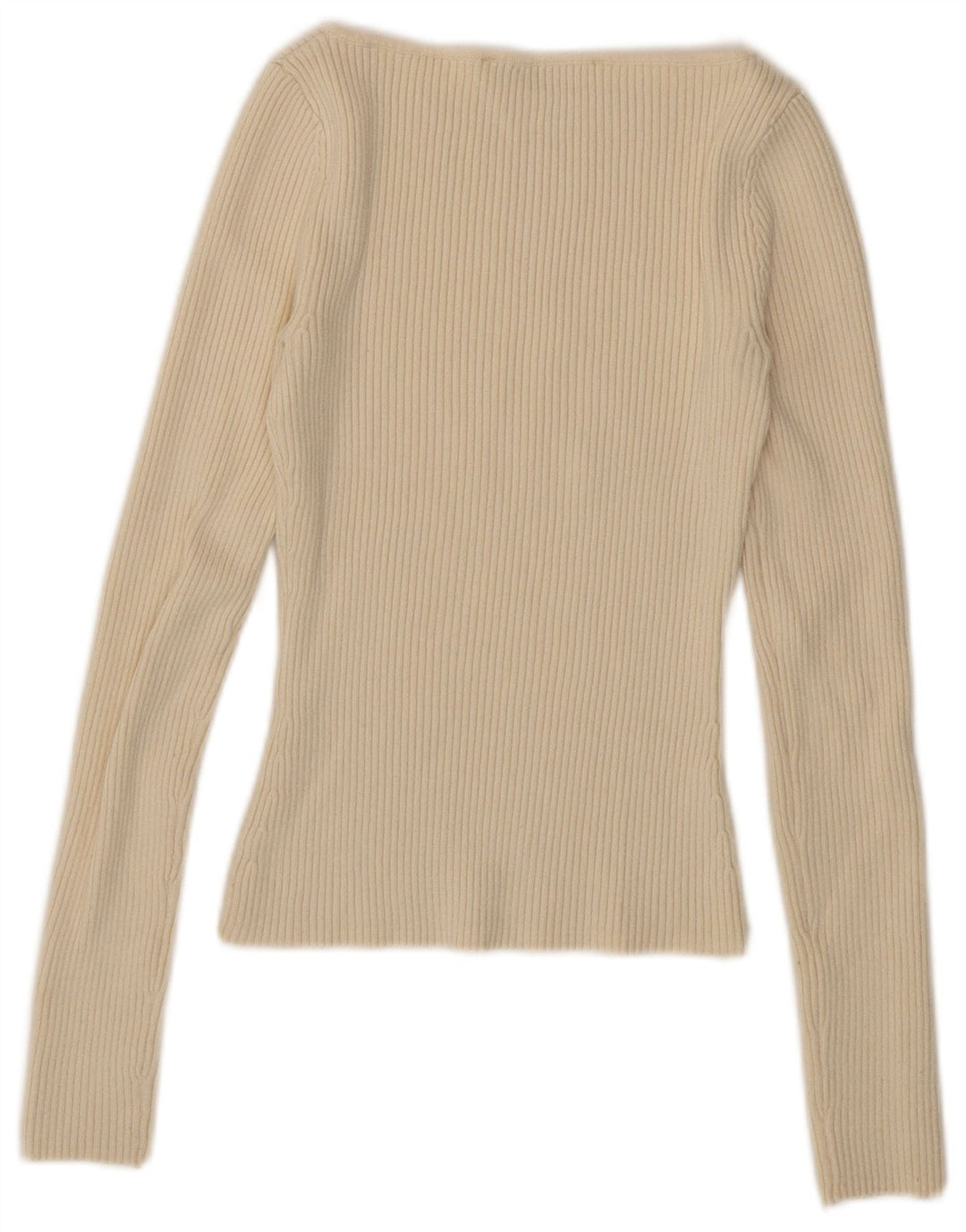 Crop Top pentru femei Zara cu mânecă lungă UK 8 Small Bej