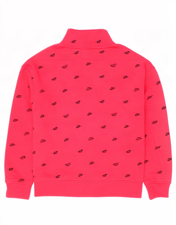Pulover Nike Fete Graphic 1/4 Zip Pulover 6-7 Ani Mare Bumbac Roșu