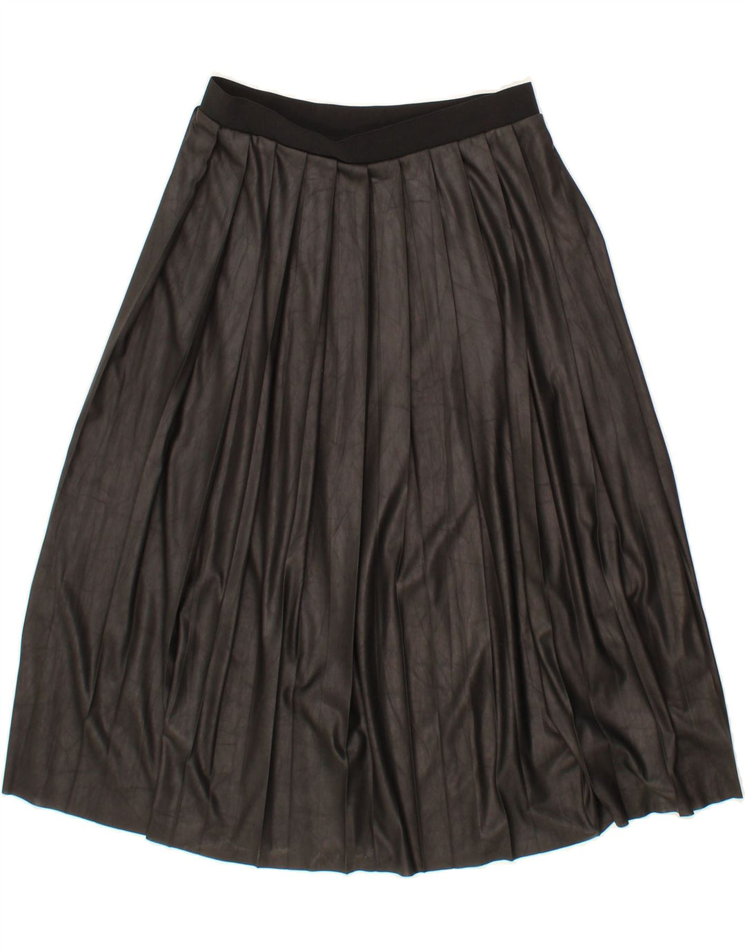 MAX & CO. Womens Pleated A-Line Skirt Medium W26 Black Polyester Vintage Max & Co. and Second-Hand Max & Co. from Messina Hembry 