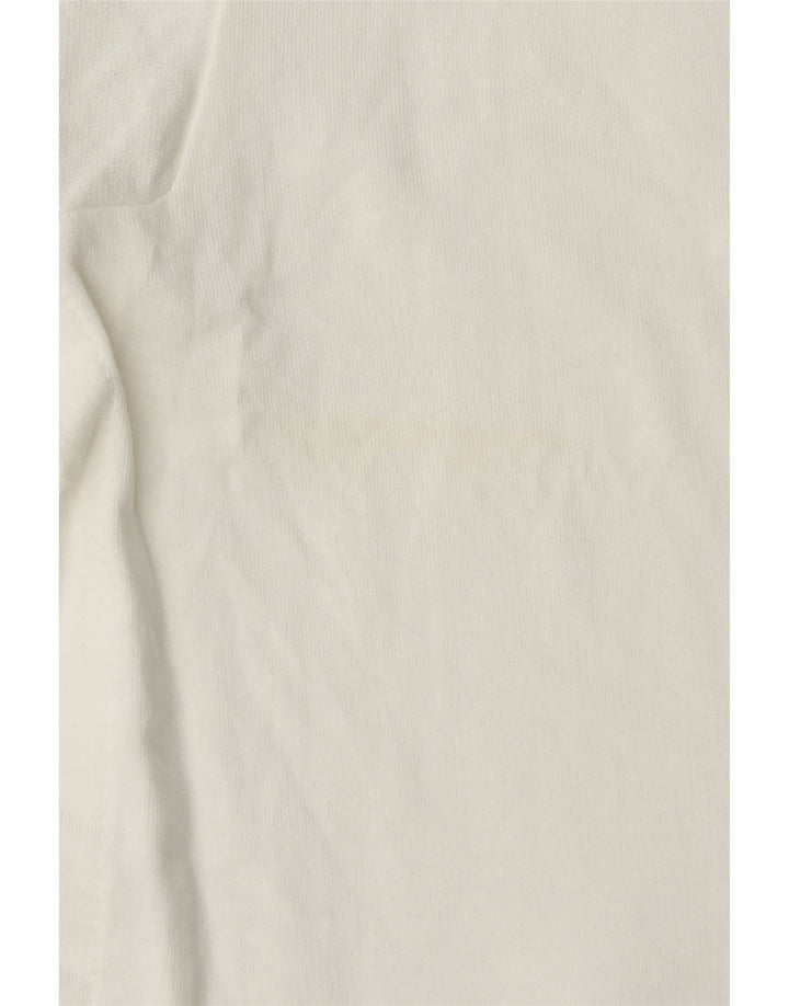 ZARA Womens Oversized Graphic T-Shirt Top UK 10 Small White