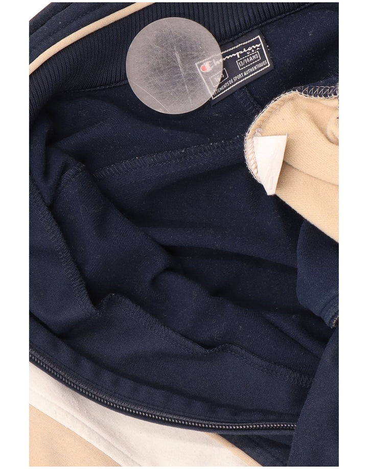 Jachetă de trening pentru băieți CHAMPION 13-14 ani, albastru bleumarin, color block