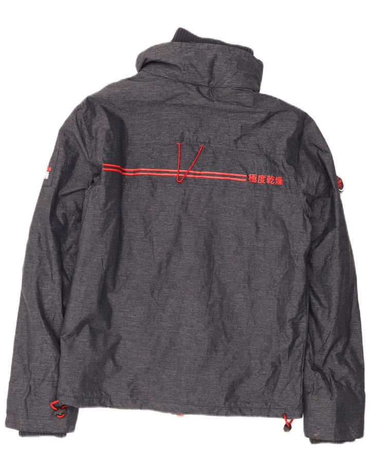 Superdry Windtrekker Windbreaker Jacket pentru femei UK 10 Small Navy Blue Marine