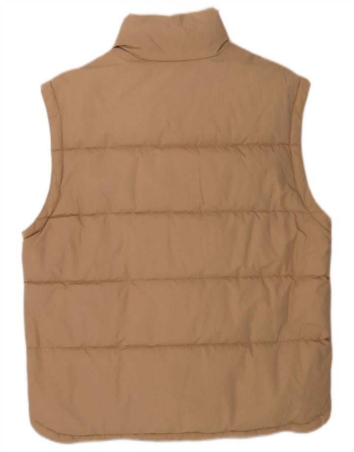 Gilet căptușit pentru bărbați Sergio Tacchini UK 40 Large Beige
