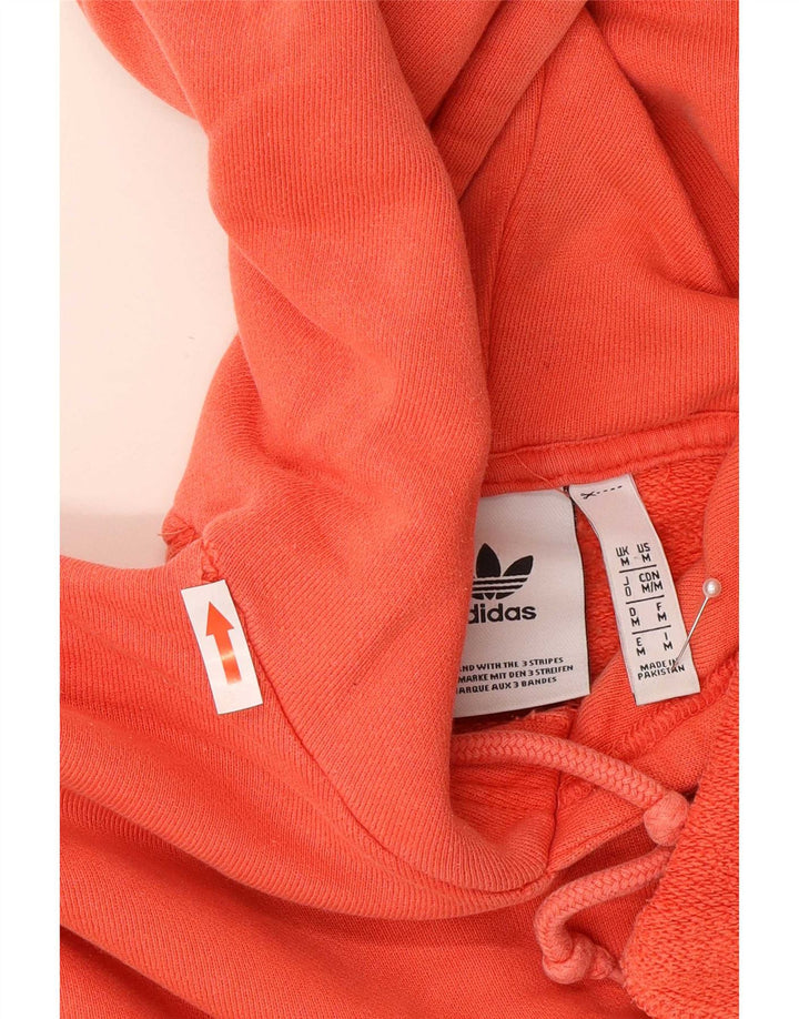 Pulover Adidas pentru bărbați, bumbac portocaliu mediu