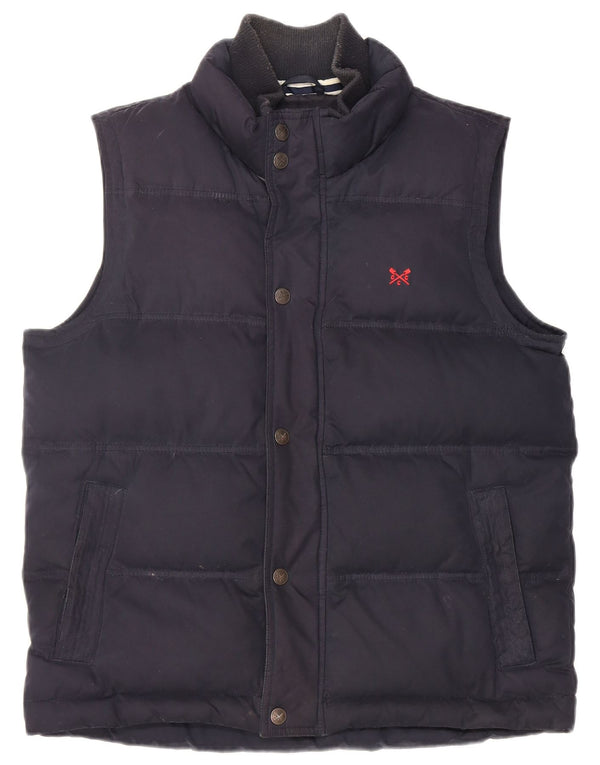 Crew Clothing Gilet căptușit pentru bărbați UK 38 Medium Bleumarin Poliester