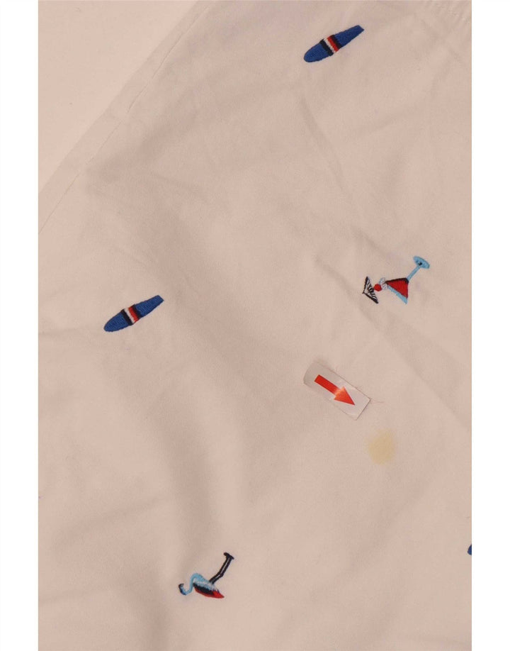 Pantaloni scurți chino grafic pentru bărbați Tommy Hilfiger W31 Medium White