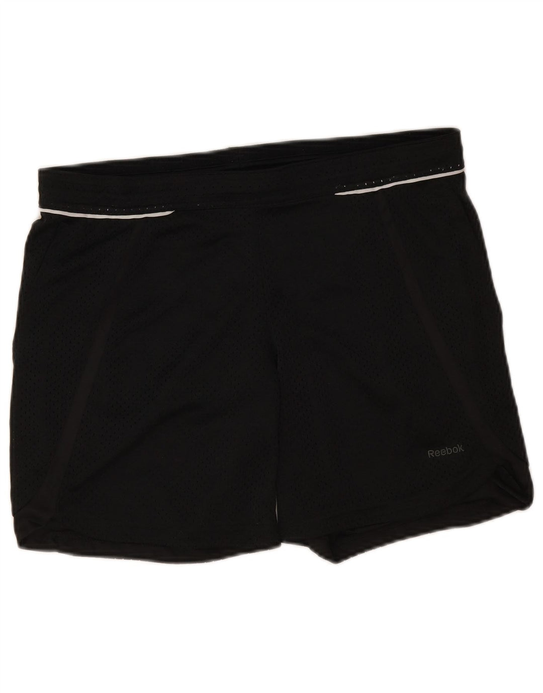 Pantaloni scurti sport Reebok pentru femei UK 8/10 Small Black Poliester