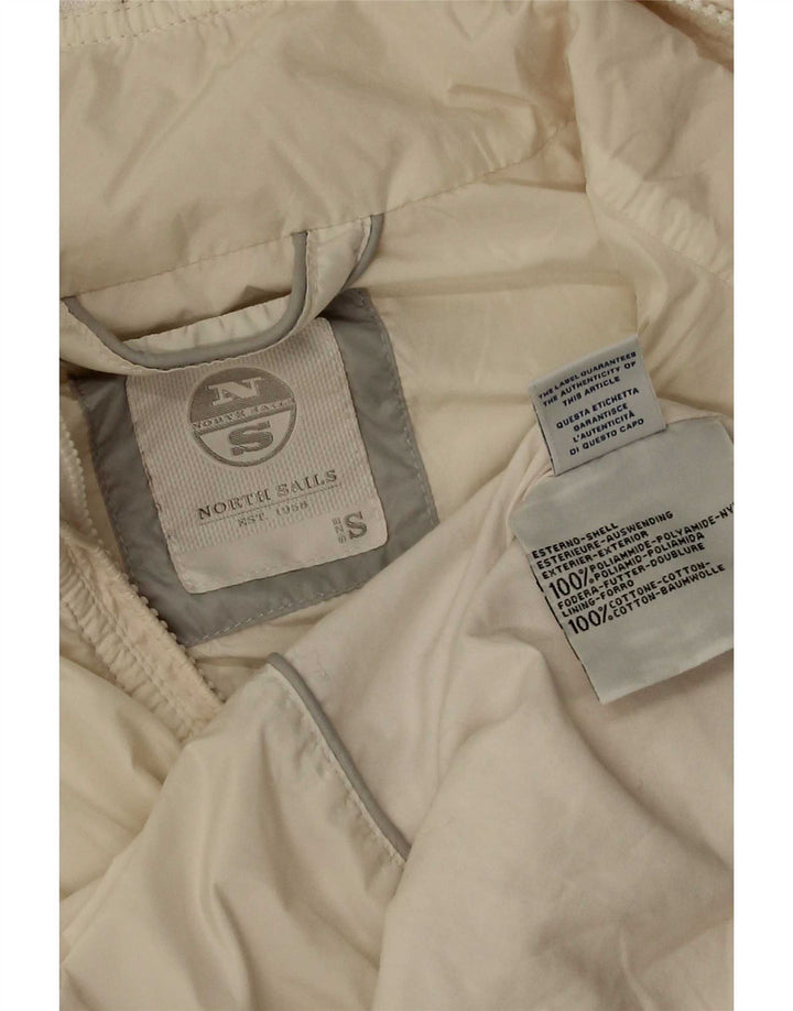 Jachetă Bomber pentru femei North Sails UK 10 Small White Poliamidă