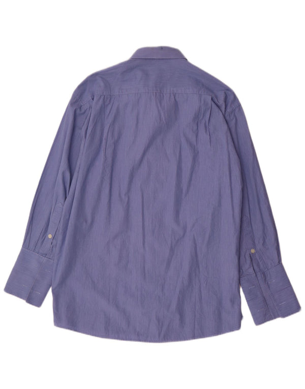 Cămașă formală pentru bărbați PIERRE CARDIN Mărimea 17 XL Blue Pinstripe