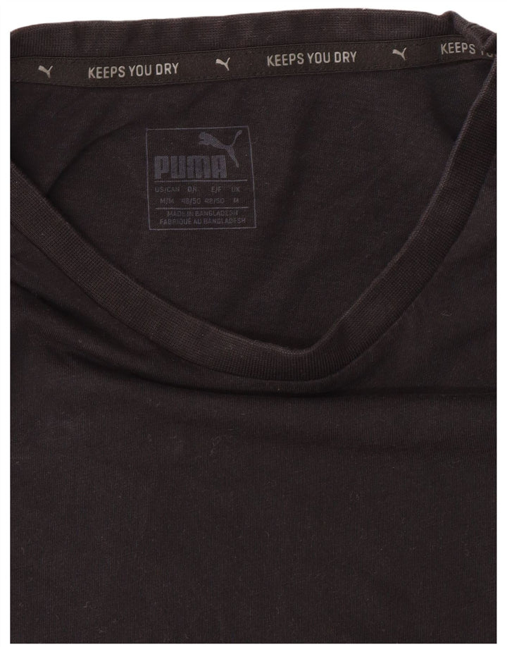 Tricou grafic Puma pentru bărbați Top Mediu Negru