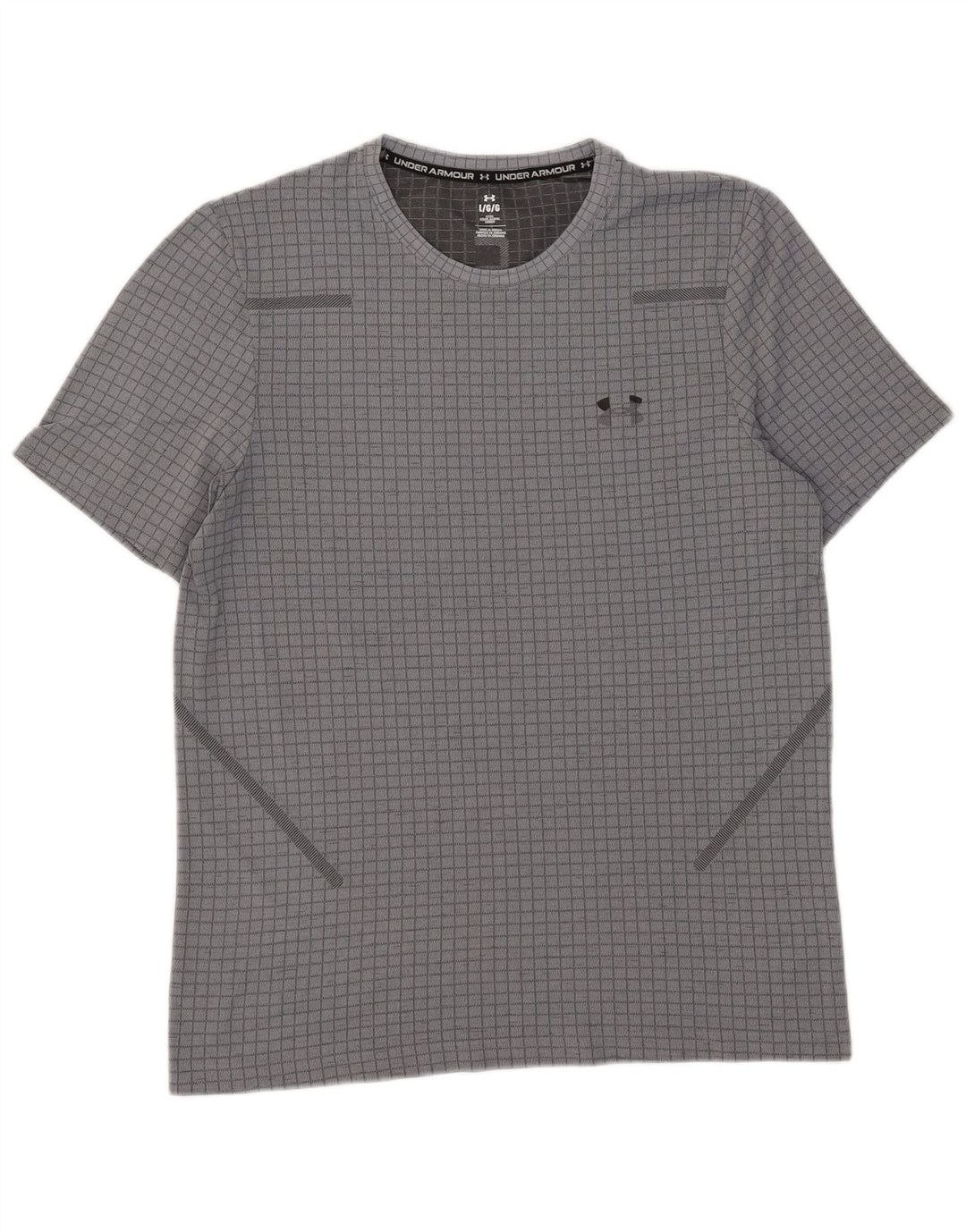 Tricou Under Armour pentru bărbați Top Large Grey Check