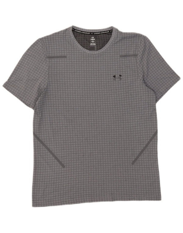 Tricou Under Armour pentru bărbați Top Large Grey Check