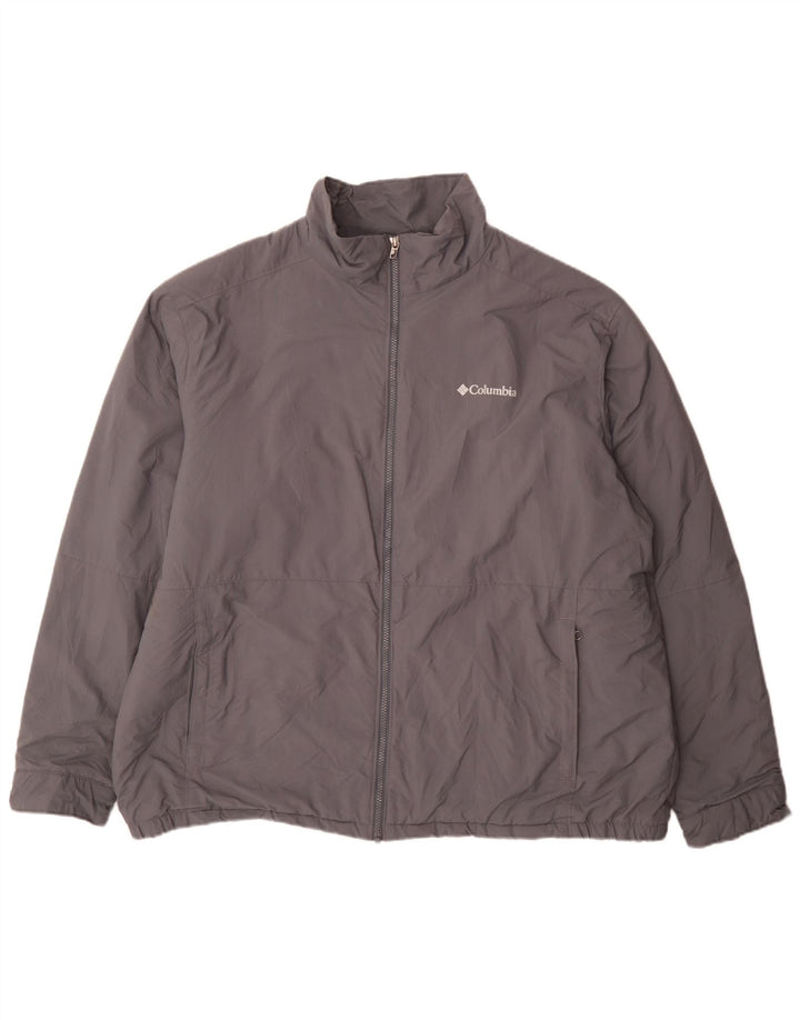 Jachetă de vânt pentru bărbați Columbia UK 44 2XL nailon gri