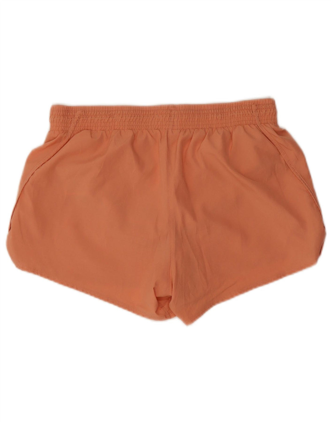 Pantaloni scurți sport Nike Dri Fit pentru femei UK 14 Poliester portocaliu mediu