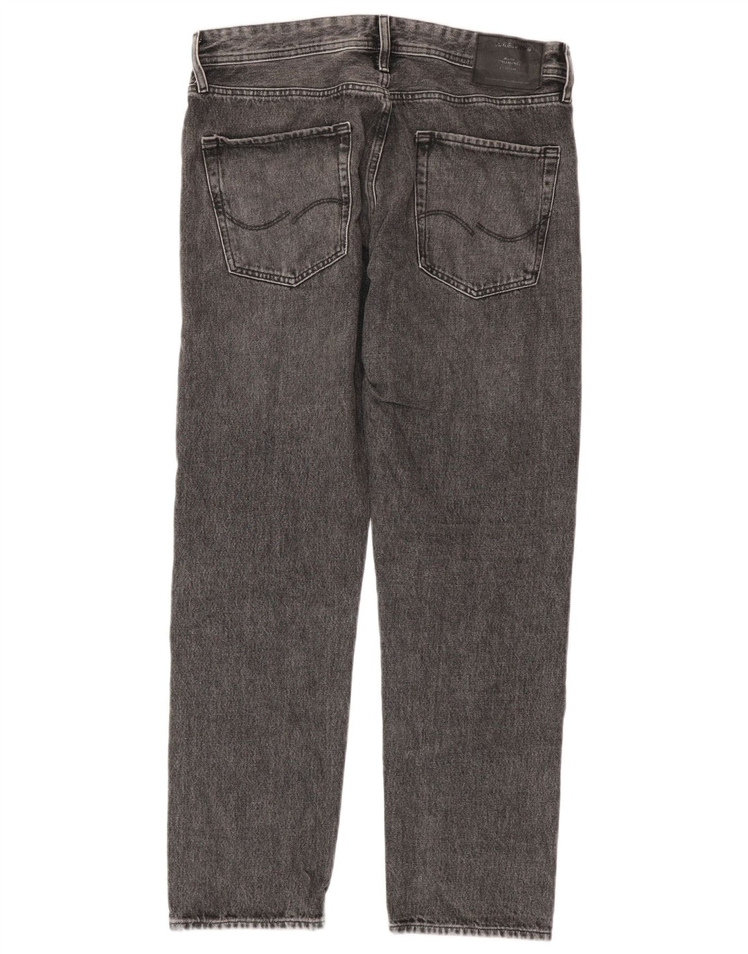 Blugi drepți pentru bărbați Jack & Jones W32 L32 bumbac gri