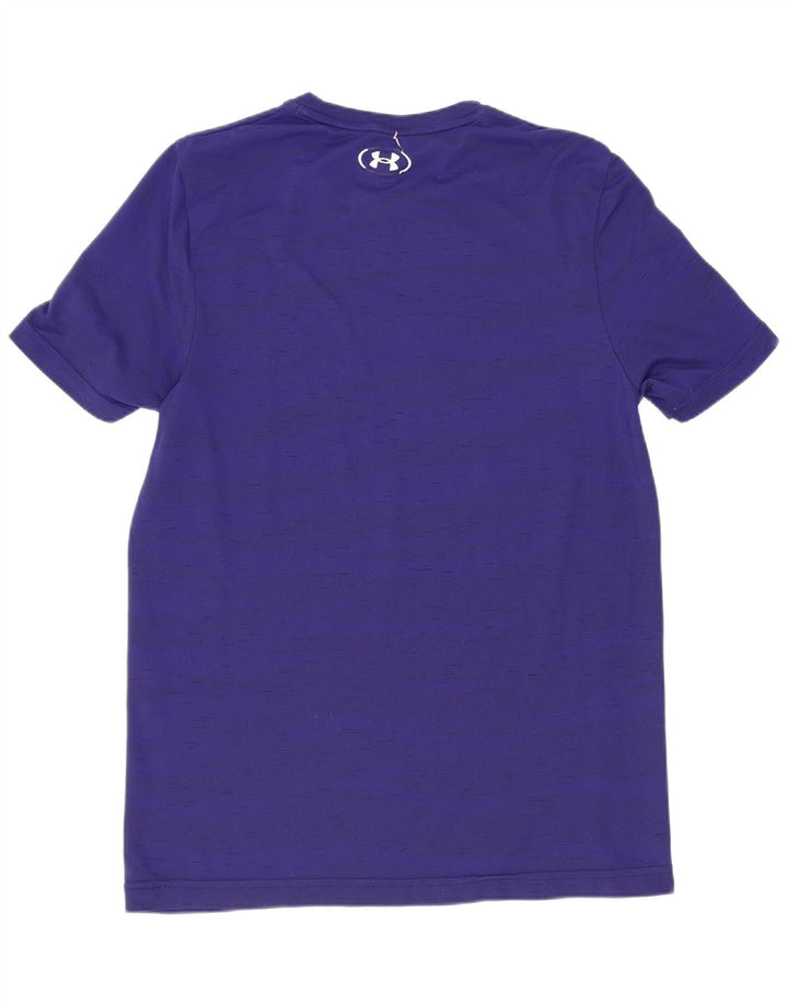 Tricou pentru bărbați Under Armour Top Mediu Bleumarin cu dungi