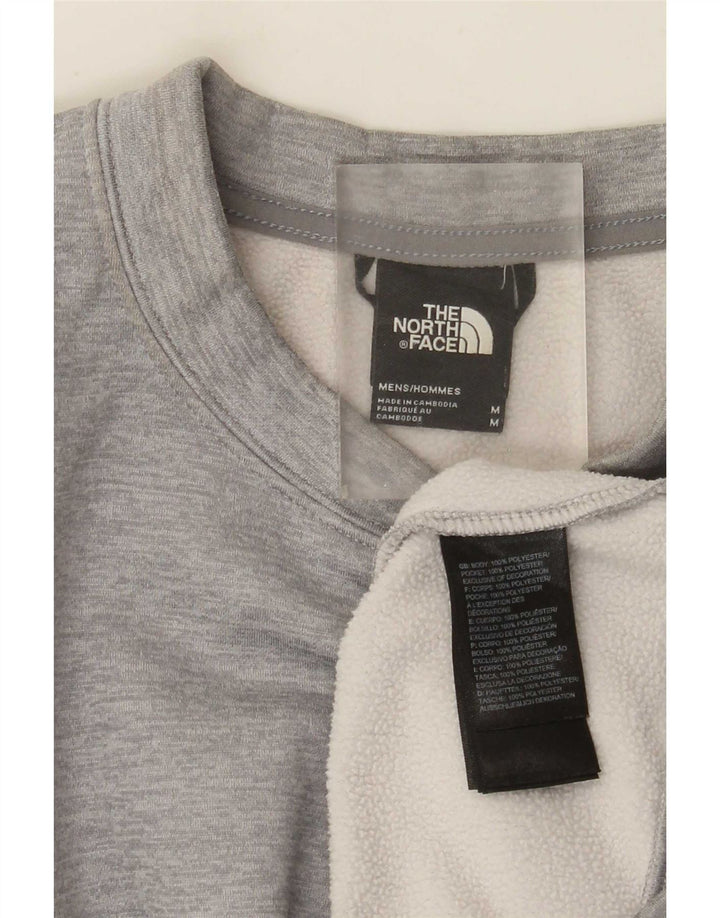 Pulover pentru bărbați The North Face, poliester cu pături gri mediu
