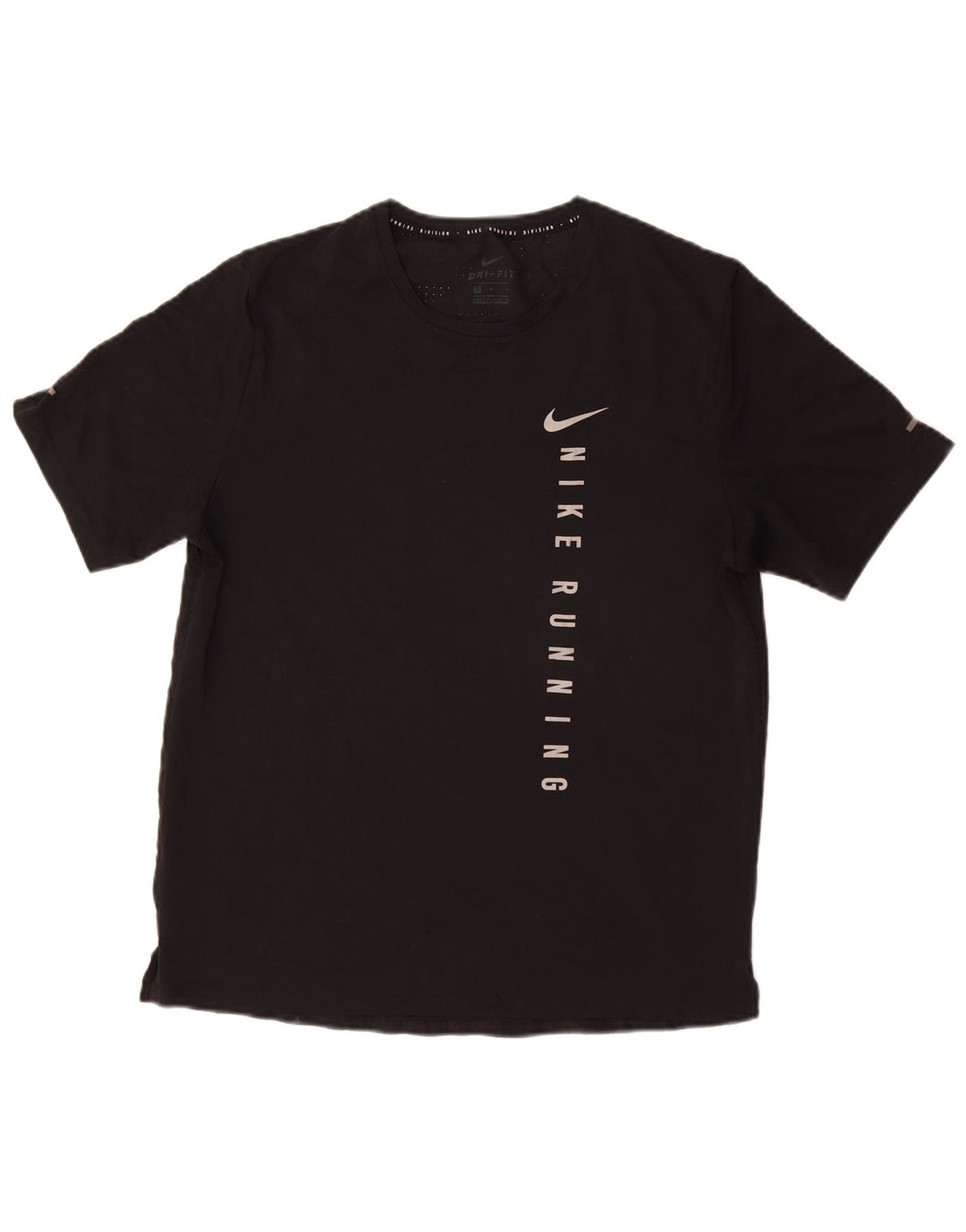 Tricou grafic NIKE Dri Fit pentru bărbați Top Mediu Negru Poliester