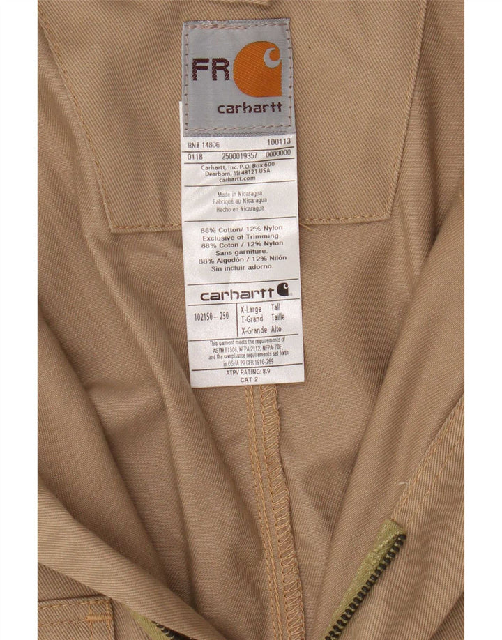 Salopetă înaltă pentru bărbați Carhartt XL, bumbac, bej