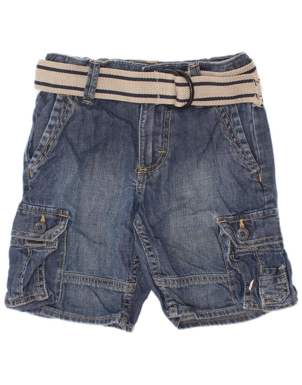 Pantaloni scurti din denim cargo Wrangler Boys 3-4 ani W22 bumbac albastru