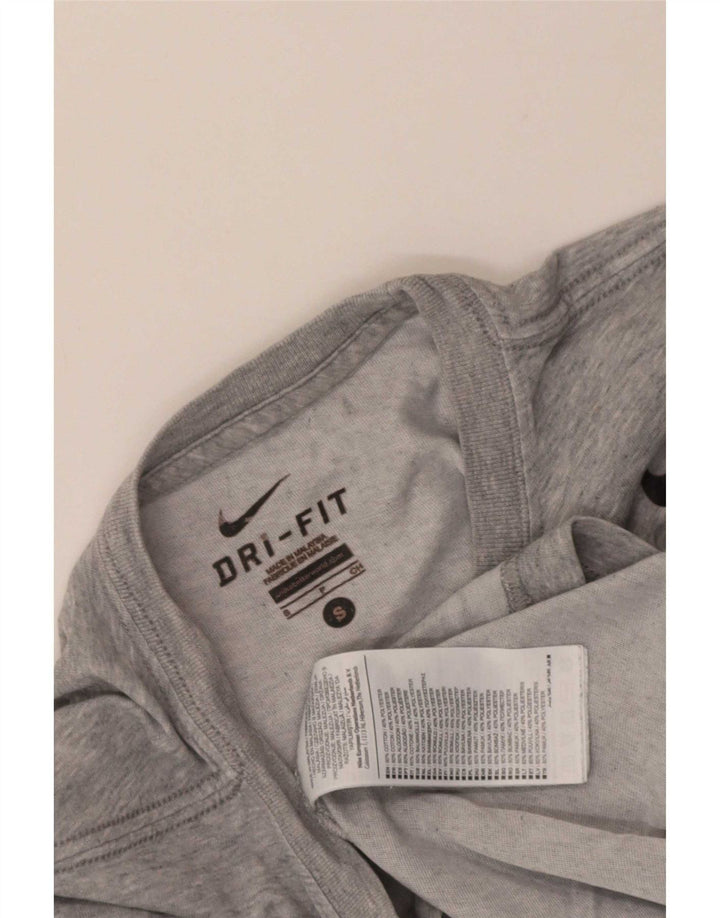 Tricou Nike Dri Fit pentru bărbați Top mic, gri, bumbac