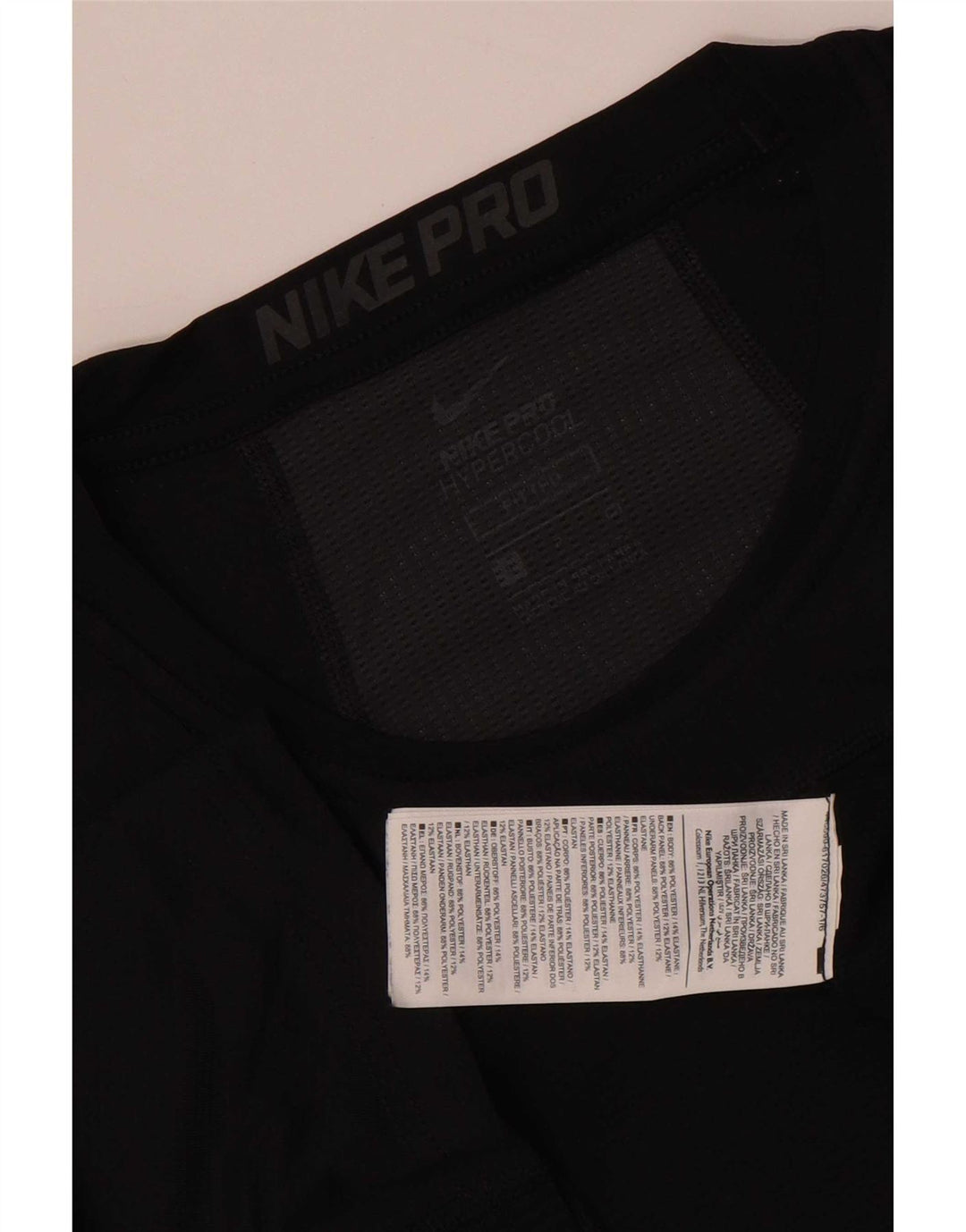 Top cu vestă grafică Nike Dri Fit pentru bărbați, poliester geometric mic, negru