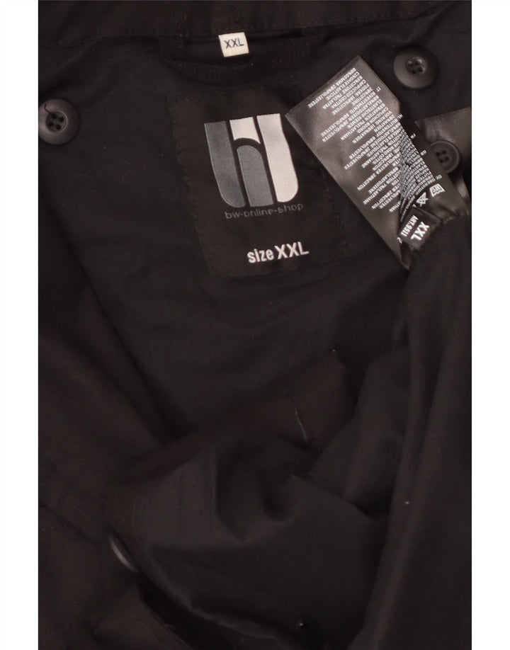 Jachetă vintage pentru bărbați, UK 44 2XL, poliester negru