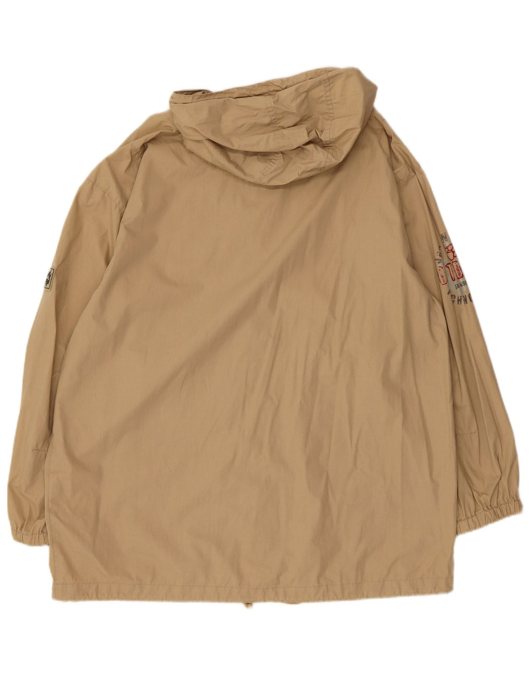 Jack Wolfskin pentru bărbați cu glugă cu glugă, UK 36/38, bej mediu