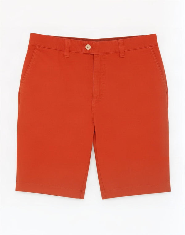 Pantaloni scurți chino pentru bărbați Ted Baker W32 bumbac portocaliu mediu