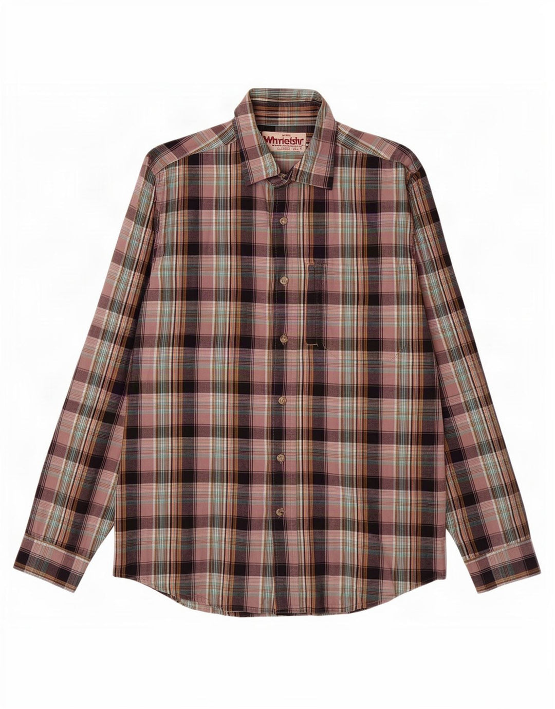 Cămașă pentru bărbați Wrangler, bumbac în carouri, multicoloră, medie