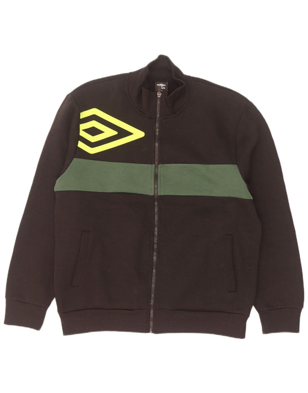 Jachetă de trening grafică Umbro pentru bărbați 2XL, bumbac negru color bloc
