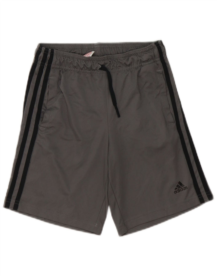 Pantaloni scurți sport Aeroready ADIDAS 9-10 ani poliester gri