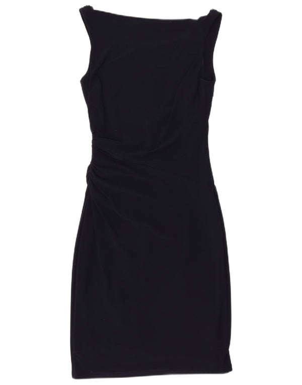 Ralph Lauren rochie bodycon fără mâneci pentru femei US 2 XS bleumarin poliester