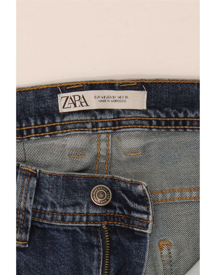 Blugi slim pentru bărbați Zara EU 40 Medium W31 L28 Albastru